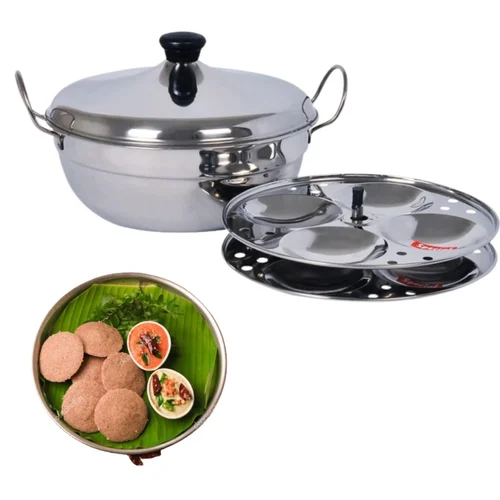 STAINLESS STEEL IDLY KADAI